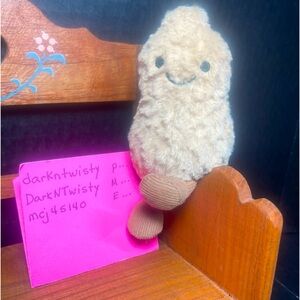 BNWT JELLYCAT I AM AMUSEABLE PEANUT BAG CHARM SO CUTE!